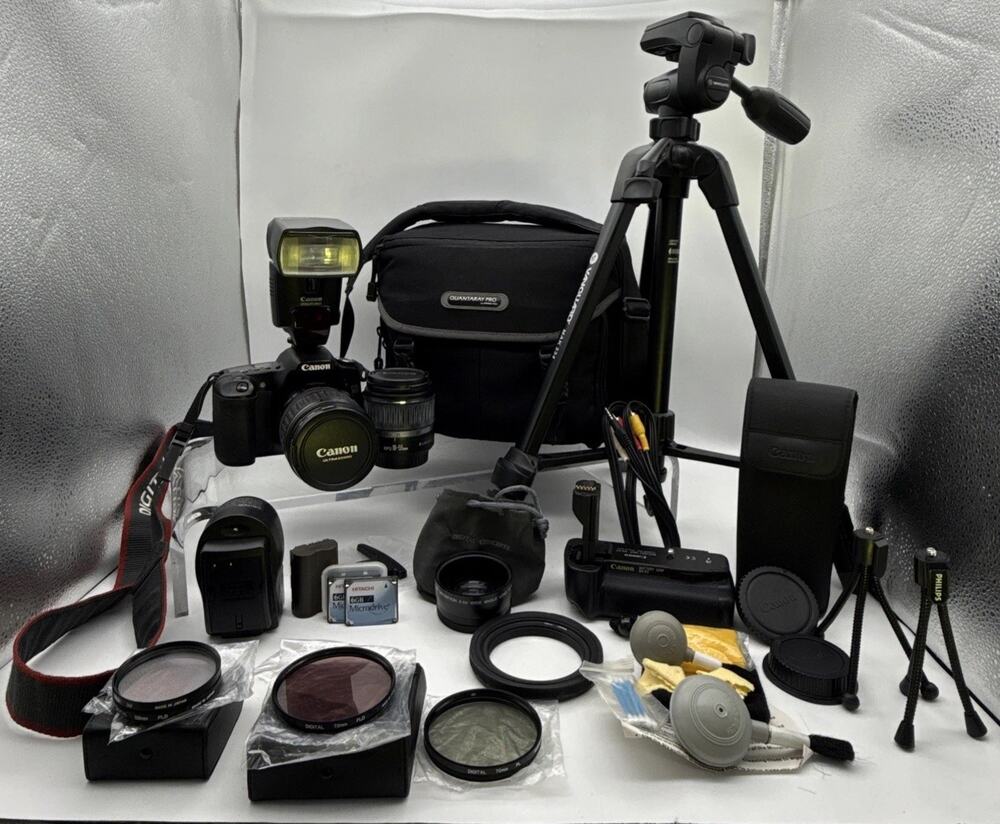 Canon EOS 30D Digital SLR Camera w/3 lens inc. Cannon Ultrasonic -C Desc 4List⬇️